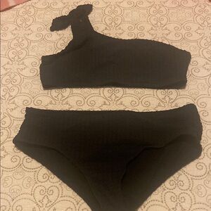 GB girls Black Kids Swim Bikini